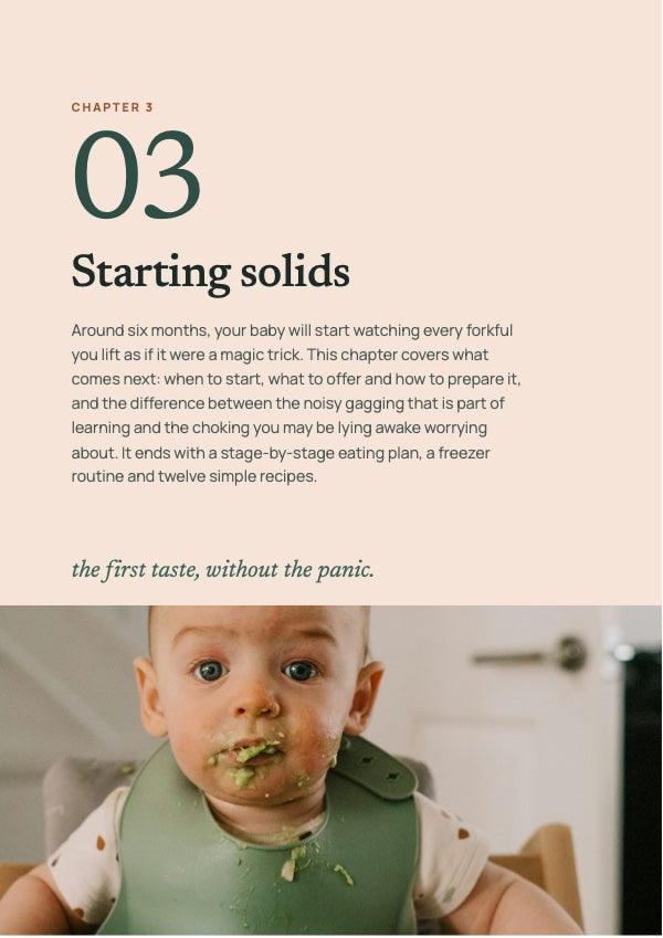 Chapter 3 opener: Starting solids