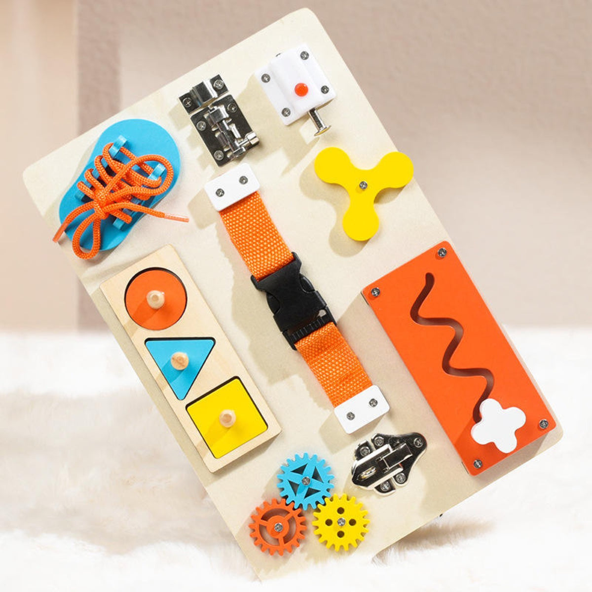 Wooden Busy Board, view 4