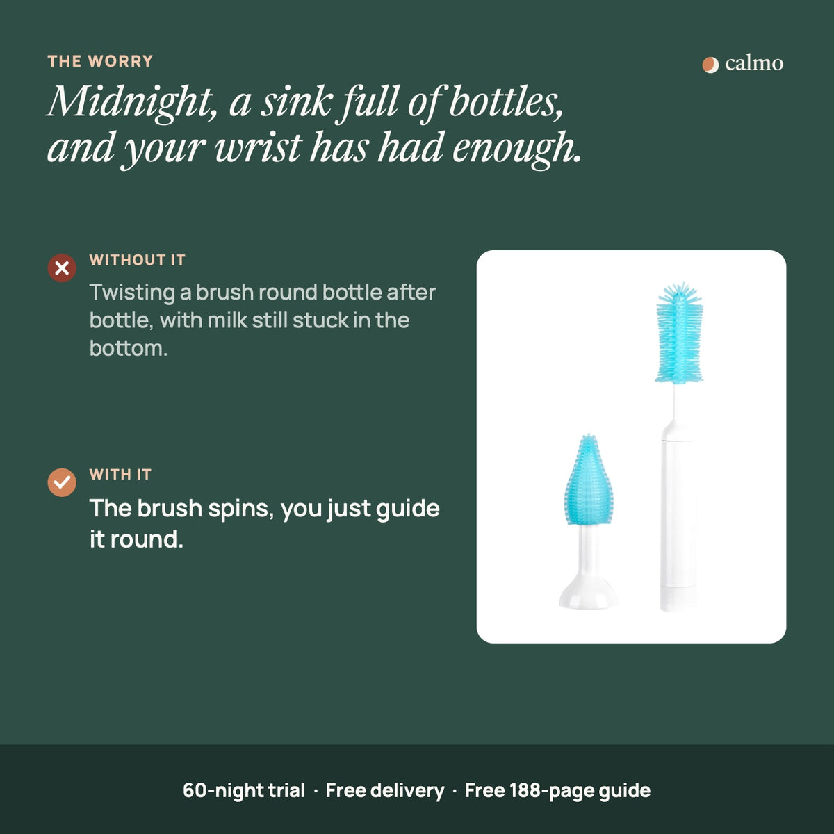 Electric Bottle Brush Set: the everyday worry it solves