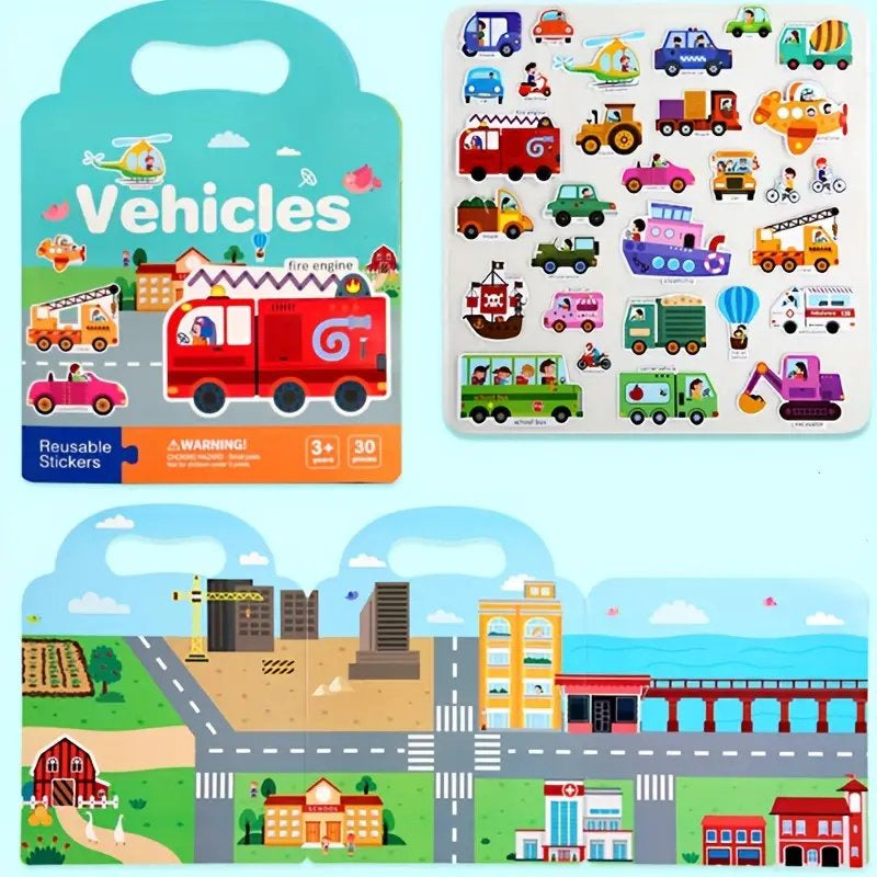 Reusable Sticker Books (4-pack)