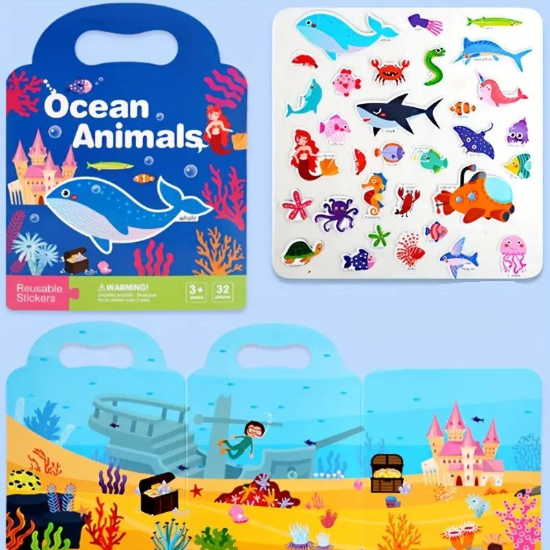 Reusable Sticker Books (4-pack), view 2